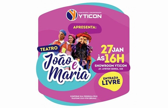 Yticon recebe a peça infantil “João e Maria”