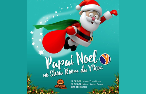 Papai Noel estará na Yticon