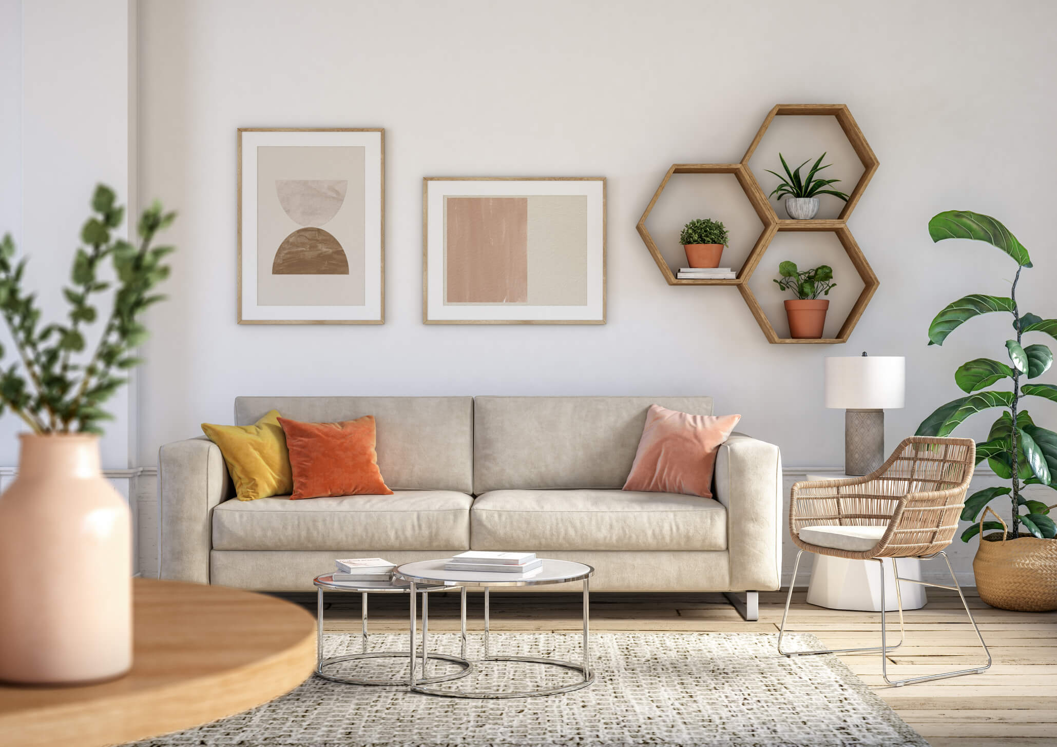Saiba como fazer a decoração com plantas em casa!
