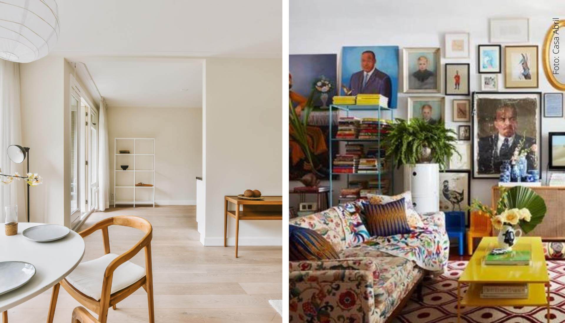 Minimalismo ou maximalismo? Saiba qual estilo de decoração combina com você