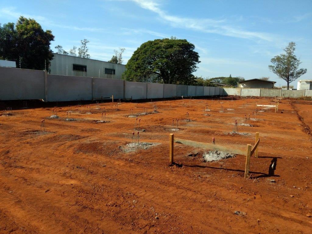 concretagem das estacas de fundação dos blocos