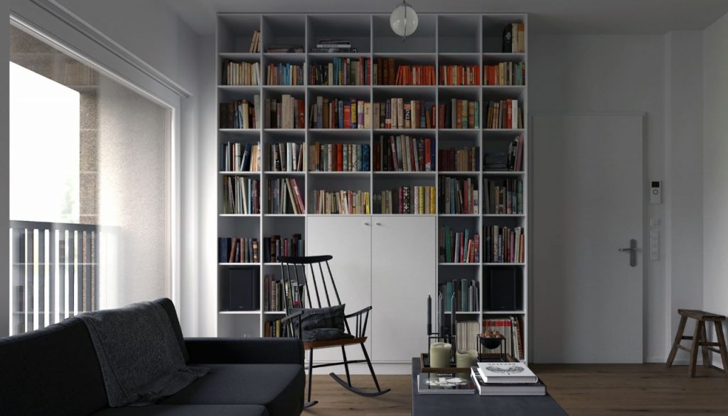 biblioteca-decoração