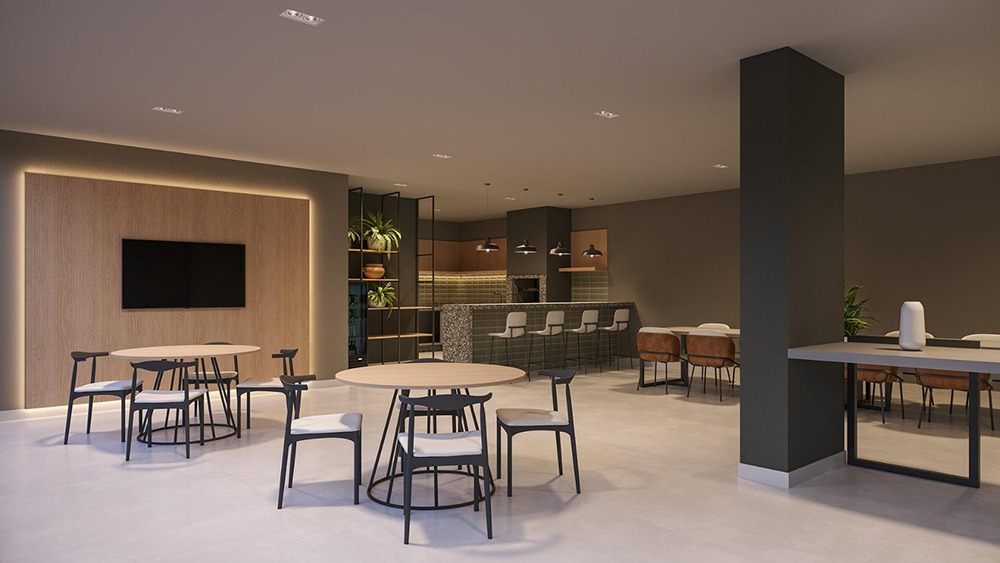 Espaço ideal para receber amigos e assistir a copa do mundo